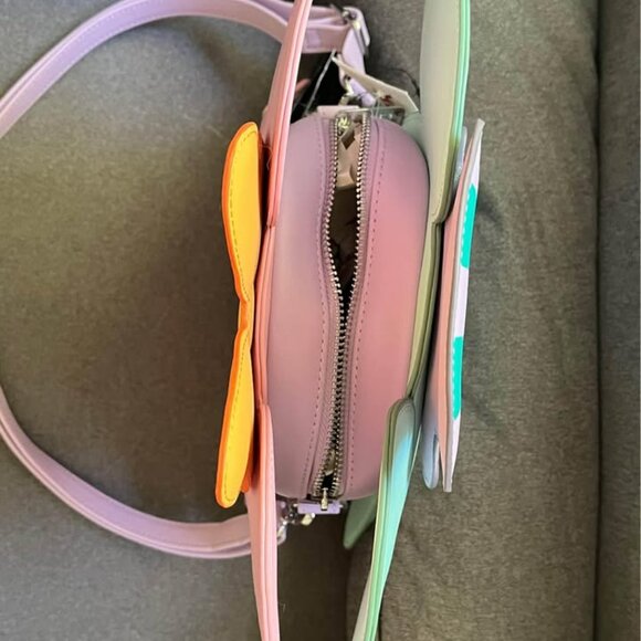 Loungefly Disney Ghost Minnie and Mickey Double Sided Crossbody Glow in the Dar - Picture 6 of 9